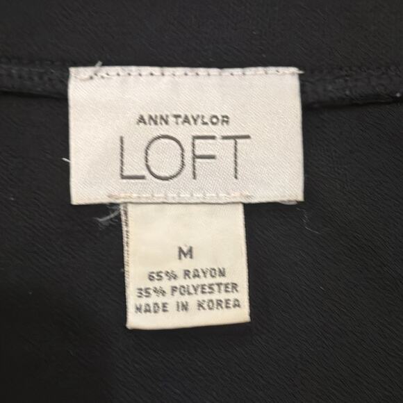 LOFT Women's Pull On Maxi Skirt Black Size M - Picture 7 of 7